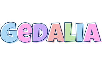 Gedalia pastel logo