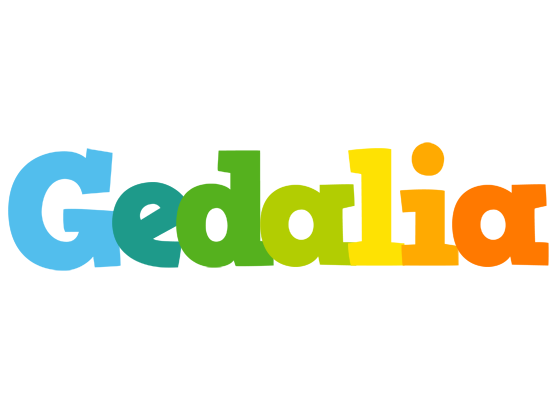 Gedalia rainbows logo