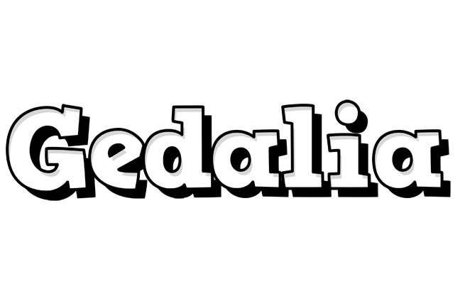 Gedalia snowing logo