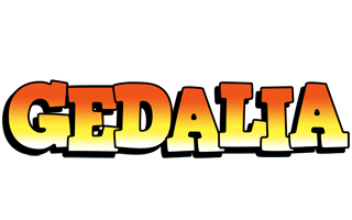 Gedalia sunset logo