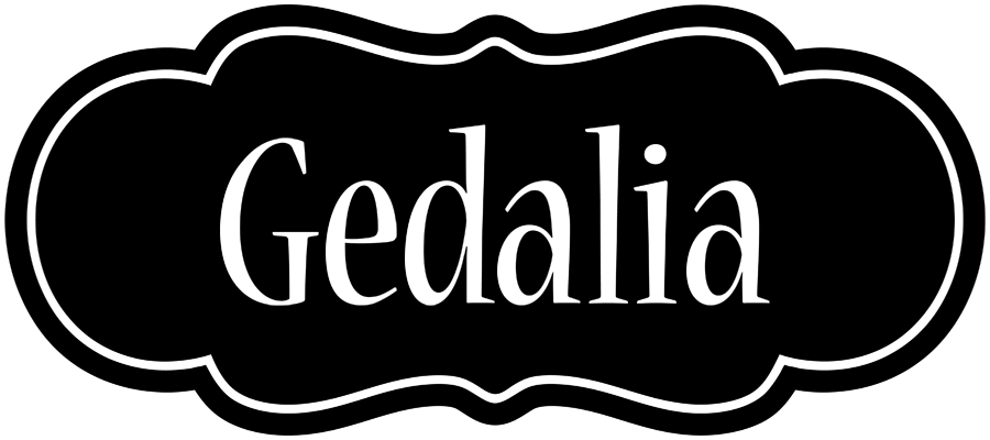 Gedalia welcome logo