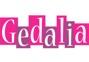 Gedalia whine logo