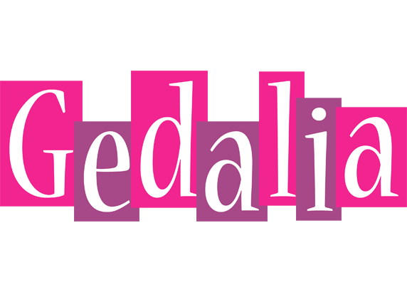 Gedalia whine logo