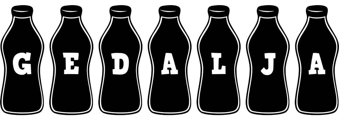 Gedalja bottle logo