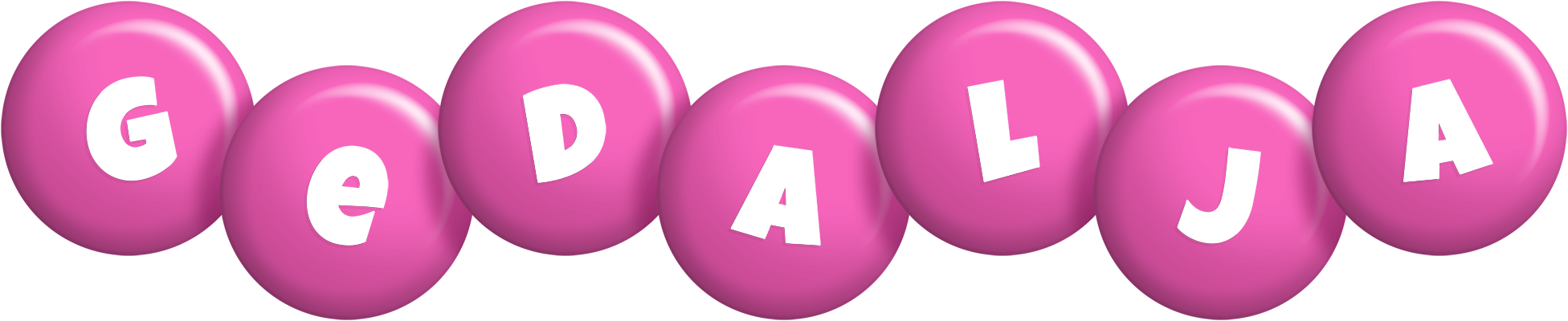 Gedalja candy-pink logo