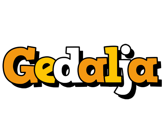 Gedalja cartoon logo