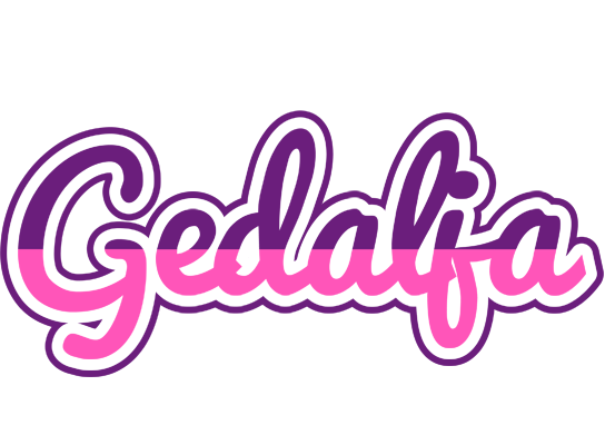 Gedalja cheerful logo