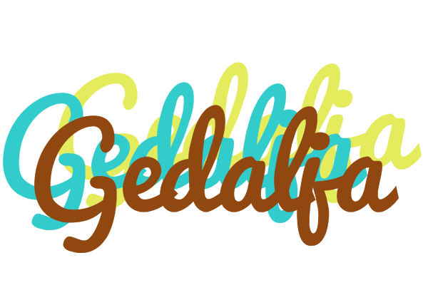 Gedalja cupcake logo