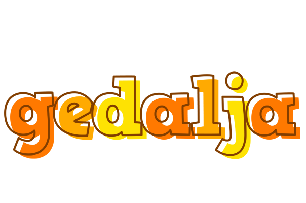 Gedalja desert logo