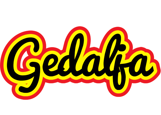 Gedalja flaming logo