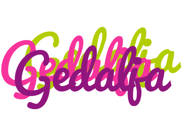 Gedalja flowers logo