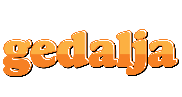 Gedalja orange logo