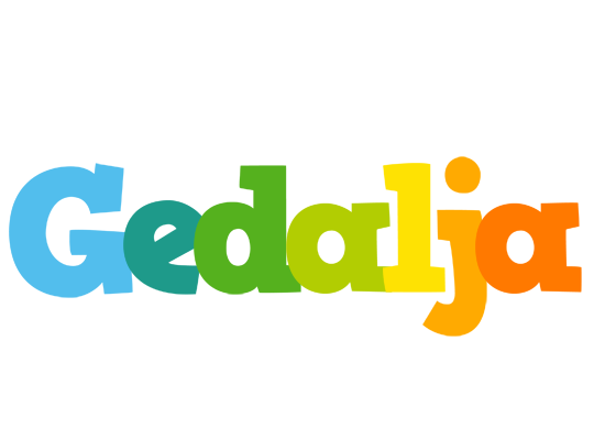 Gedalja rainbows logo