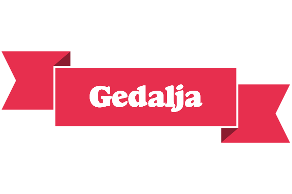 Gedalja sale logo