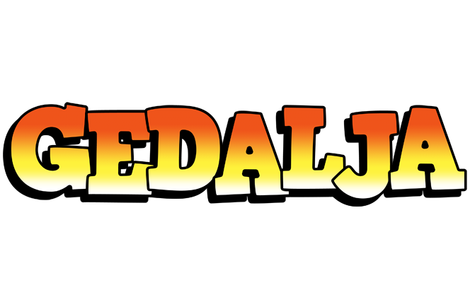 Gedalja sunset logo