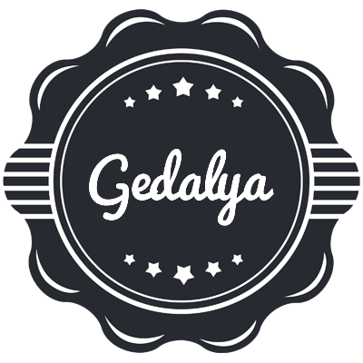 Gedalya badge logo