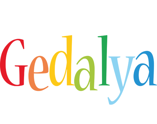 Gedalya birthday logo