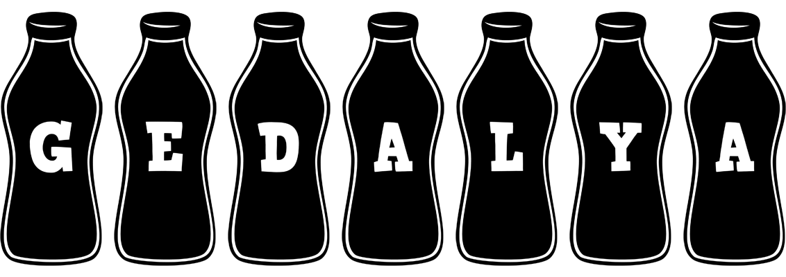 Gedalya bottle logo