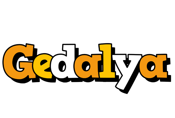 Gedalya cartoon logo