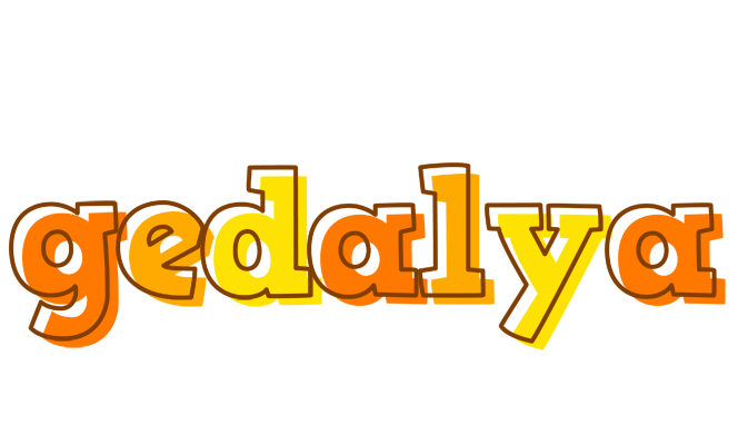 Gedalya desert logo