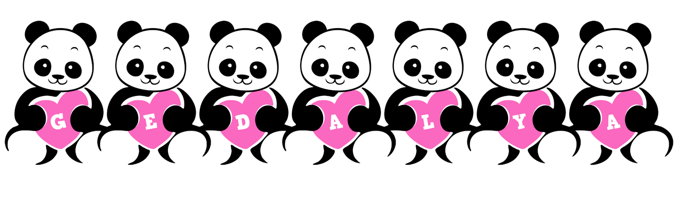 Gedalya love-panda logo