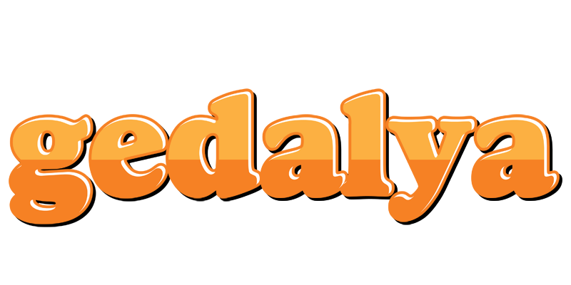 Gedalya orange logo