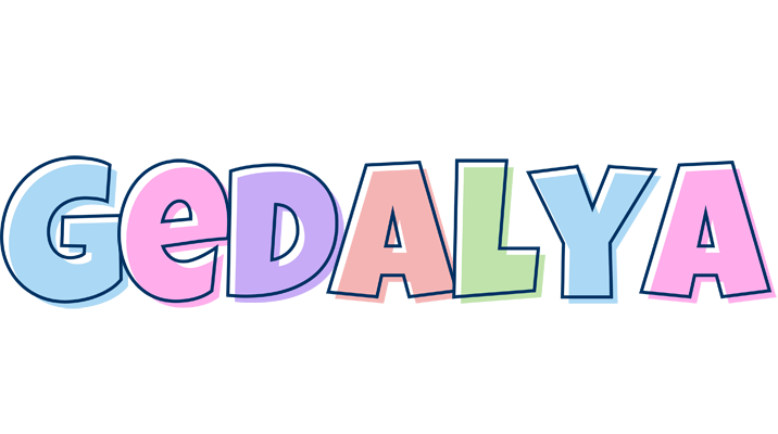 Gedalya pastel logo