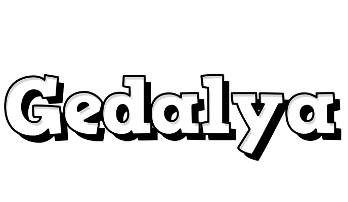 Gedalya snowing logo