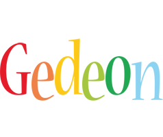 Gedeon birthday logo