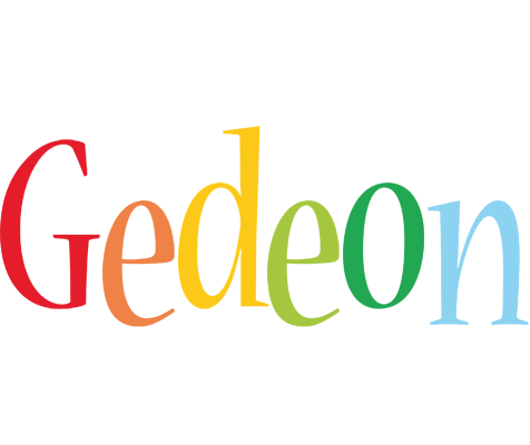 Gedeon birthday logo