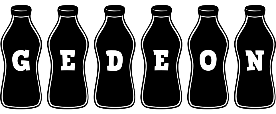 Gedeon bottle logo