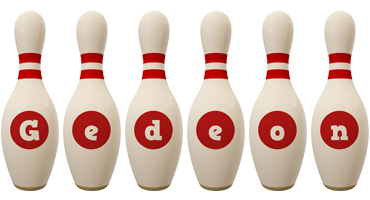 Gedeon bowling-pin logo