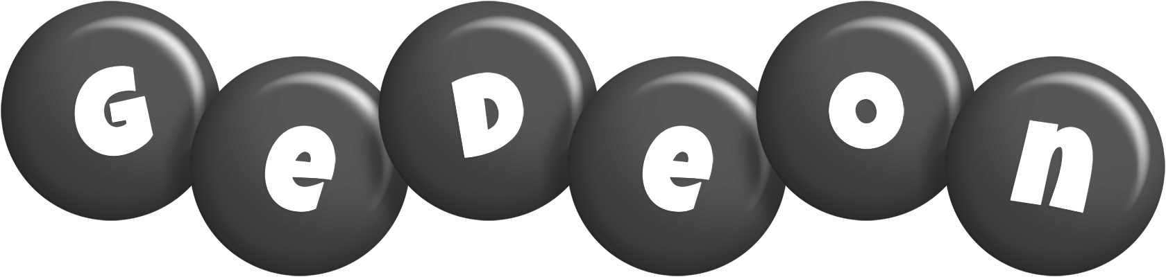 Gedeon candy-black logo