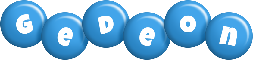 Gedeon candy-blue logo