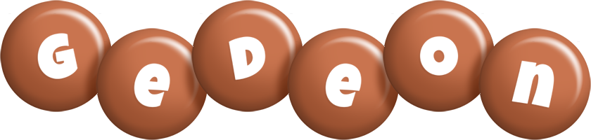 Gedeon candy-brown logo