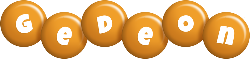 Gedeon candy-orange logo