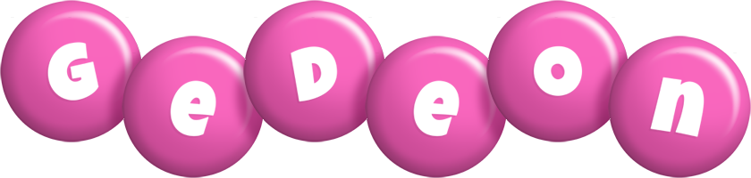 Gedeon candy-pink logo