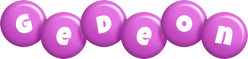 Gedeon candy-purple logo