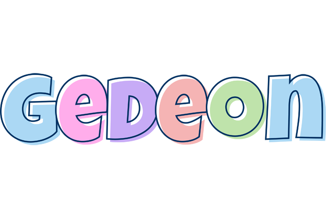 Gedeon pastel logo