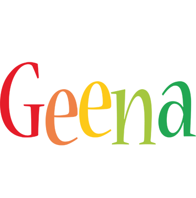 Geena birthday logo