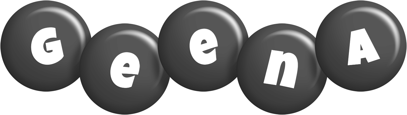 Geena candy-black logo