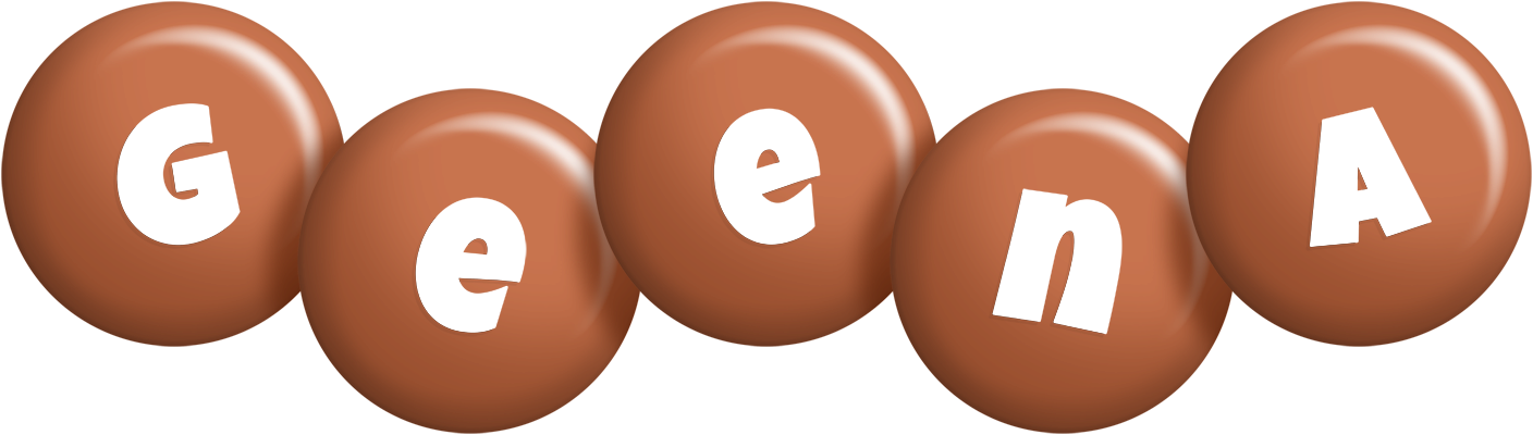 Geena candy-brown logo