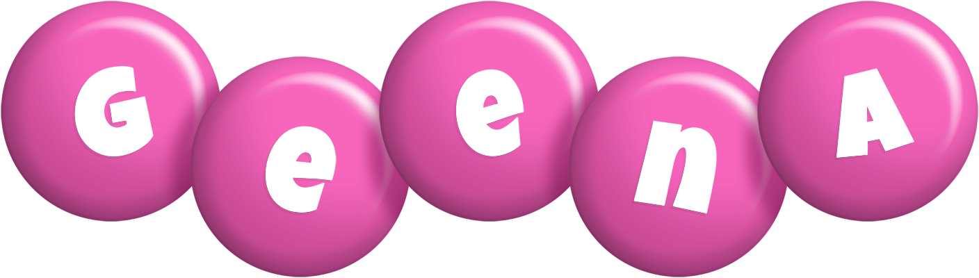 Geena candy-pink logo