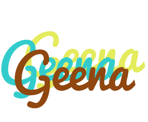 Geena cupcake logo