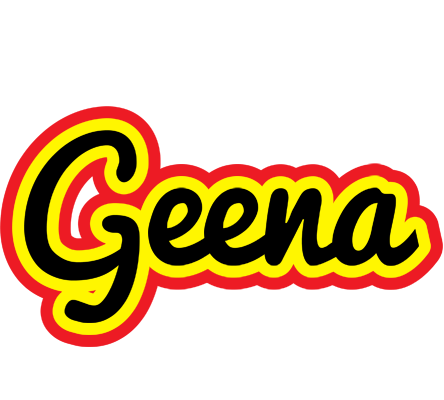 Geena flaming logo