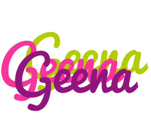 Geena flowers logo