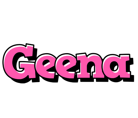 Geena girlish logo