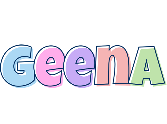 Geena pastel logo