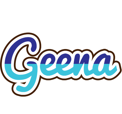 Geena raining logo