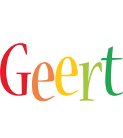 Geert birthday logo
